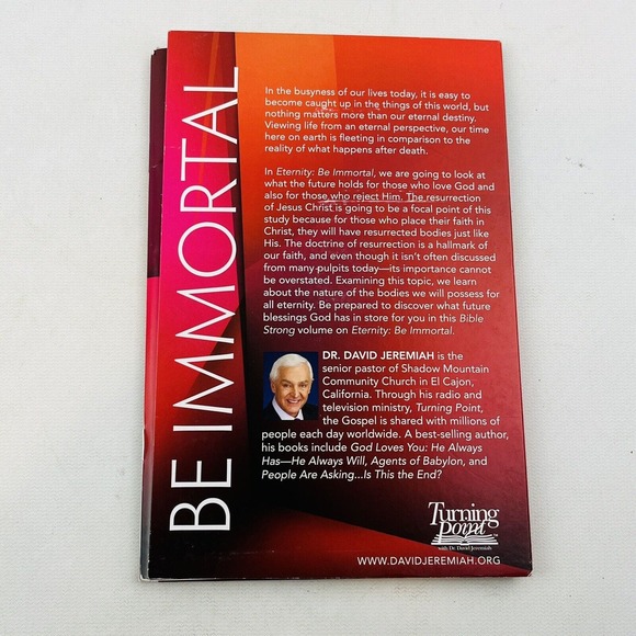BibleStrong Volume 47 Eternity CD & Booklet Dr. David Jeremiah Living Library - Picture 3 of 3